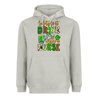 Moon Dust St. Patrick's Safety first drink with a Nurse Heavyweight Hoodie - OliviaCreatesArt