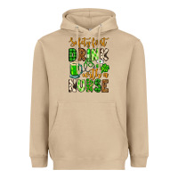 Mushroom St. Patrick's Safety first drink with a Nurse Heavyweight Hoodie - OliviaCreatesArt