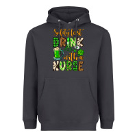 Smoke St. Patrick's Safety first drink with a Nurse Heavyweight Hoodie - OliviaCreatesArt