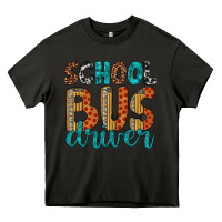 Asphalt school bus driver Heavy Core Tee - Artiststas