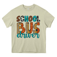 Mossy school bus driver Heavy Core Tee - Artiststas