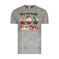 Cloud Rock tipsy and bright christmas Vintage Tee - MaliasSmallBusiness