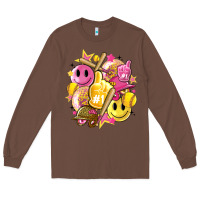 Chestnut retro softball Long Sleeve Tee - Artiststas
