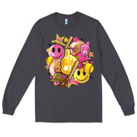 Smoke retro softball Long Sleeve Tee - Artiststas