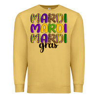 Antique Gold mardi mardi mardi gras Premium Sweatshirt - OliviaCreatesArt