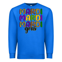 True Royal mardi mardi mardi gras Premium Sweatshirt - OliviaCreatesArt