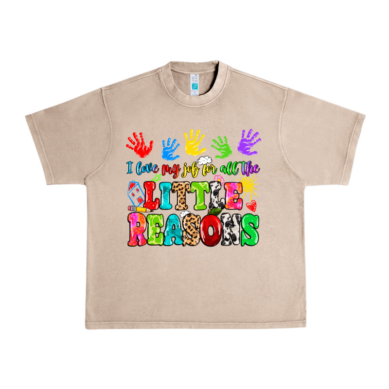 I Love My Job For All The Little Reasons Urban Heavy Tee by MaliasSmallBusiness | Teevron