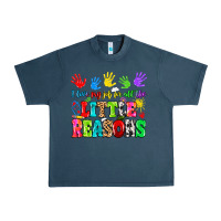 Midnight Navy I love my job for all the little reasons Urban Heavy Tee - MaliasSmallBusiness