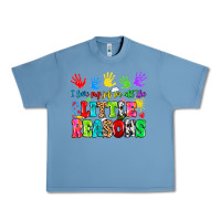 Pebble Blue I love my job for all the little reasons Urban Heavy Tee - MaliasSmallBusiness
