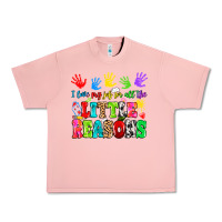 Salmon I love my job for all the little reasons Urban Heavy Tee - MaliasSmallBusiness