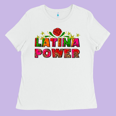 Latina Power Ladies Tee Designed By Adodesignshop