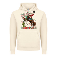 Vintage Artic howdy christmas cowboy santa Vintage Hoodie - MaliasSmallBusiness