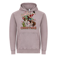 Vintage Zinc howdy christmas cowboy santa Vintage Hoodie - MaliasSmallBusiness