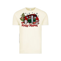 Vintage Arctic merry christmas gnome caravan Vintage Tee - JahusDesignShop