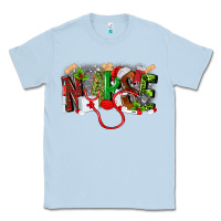 Dusty Blue nurse christmas Classic Tee - MaliasSmallBusiness