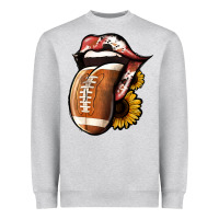 Heather Grey football Heavyweight Sweatshirt - Jasminsmagicworld