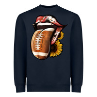 Navy football Heavyweight Sweatshirt - Jasminsmagicworld