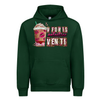 Forest Green V For is Valentine Venti Urban Hoodie - CowhideDigitalArt