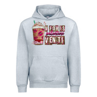 Heather Grey V For is Valentine Venti Urban Hoodie - CowhideDigitalArt