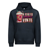 Navy V For is Valentine Venti Urban Hoodie - CowhideDigitalArt