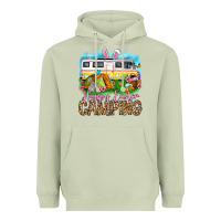 Matcha Happy Easter camping Heavyweight Hoodie - OliviaCreatesArt