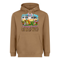 Toasted Coconut Happy Easter camping Heavyweight Hoodie - OliviaCreatesArt
