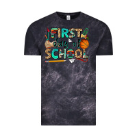 Cloud Black first day of school Vintage Tee - NancyCooperArtShop