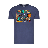 Vintage Denim first day of school Vintage Tee - NancyCooperArtShop