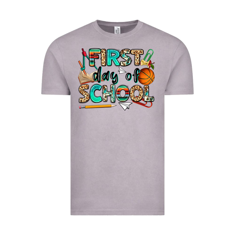 First Day Of School Vintage Tee by NancyCooperArtShop | Teevron