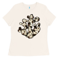Bone cowhide cactus Ladies Tee - JahusDesignShop