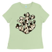 Matcha cowhide cactus Ladies Tee - JahusDesignShop