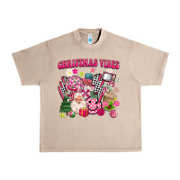 French Oak retro pink christmas vibes Urban Heavy Tee - MaliasSmallBusiness