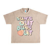 French Oak sun's out buns out Urban Heavy Tee - JahusDesignShop