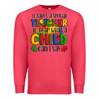 Cardinal it takes a special teacher to hear what a child can't say Premium Sweatshirt - OliviaCreatesArt