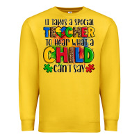 Lemon it takes a special teacher to hear what a child can't say Premium Sweatshirt - OliviaCreatesArt