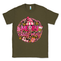Army Green pink merry christmas Classic Tee - MaliasSmallBusiness