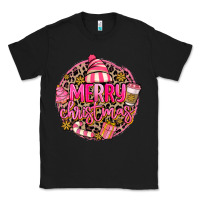 Black pink merry christmas Classic Tee - MaliasSmallBusiness