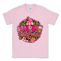 Bubblegum Pink pink merry christmas Classic Tee - MaliasSmallBusiness
