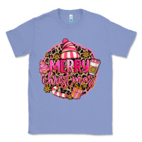 Colony Blue pink merry christmas Classic Tee - MaliasSmallBusiness