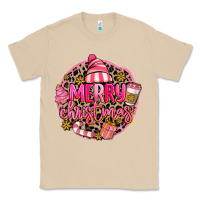 Mushroom pink merry christmas Classic Tee - MaliasSmallBusiness