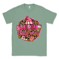 Sage pink merry christmas Classic Tee - MaliasSmallBusiness