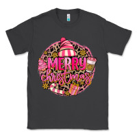 Smoke pink merry christmas Classic Tee - MaliasSmallBusiness