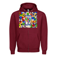 Burgundy different is beautiful Zipper Hoodie - TumblerDesignByShophia