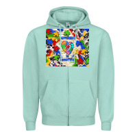 Seafoam different is beautiful Zipper Hoodie - TumblerDesignByShophia