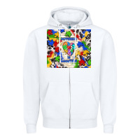 White different is beautiful Zipper Hoodie - TumblerDesignByShophia
