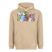 Mushroom Love Nurse Easter Heavyweight Hoodie - OliviaCreatesArt
