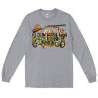 Heather Grey the hunt is on Long Sleeve Tee - Artiststas