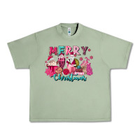 Oil Green pink christmas coffee cups Urban Heavy Tee - MaliasSmallBusiness