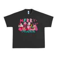 Pigment Black pink christmas coffee cups Urban Heavy Tee - MaliasSmallBusiness