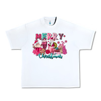 White pink christmas coffee cups Urban Heavy Tee - MaliasSmallBusiness